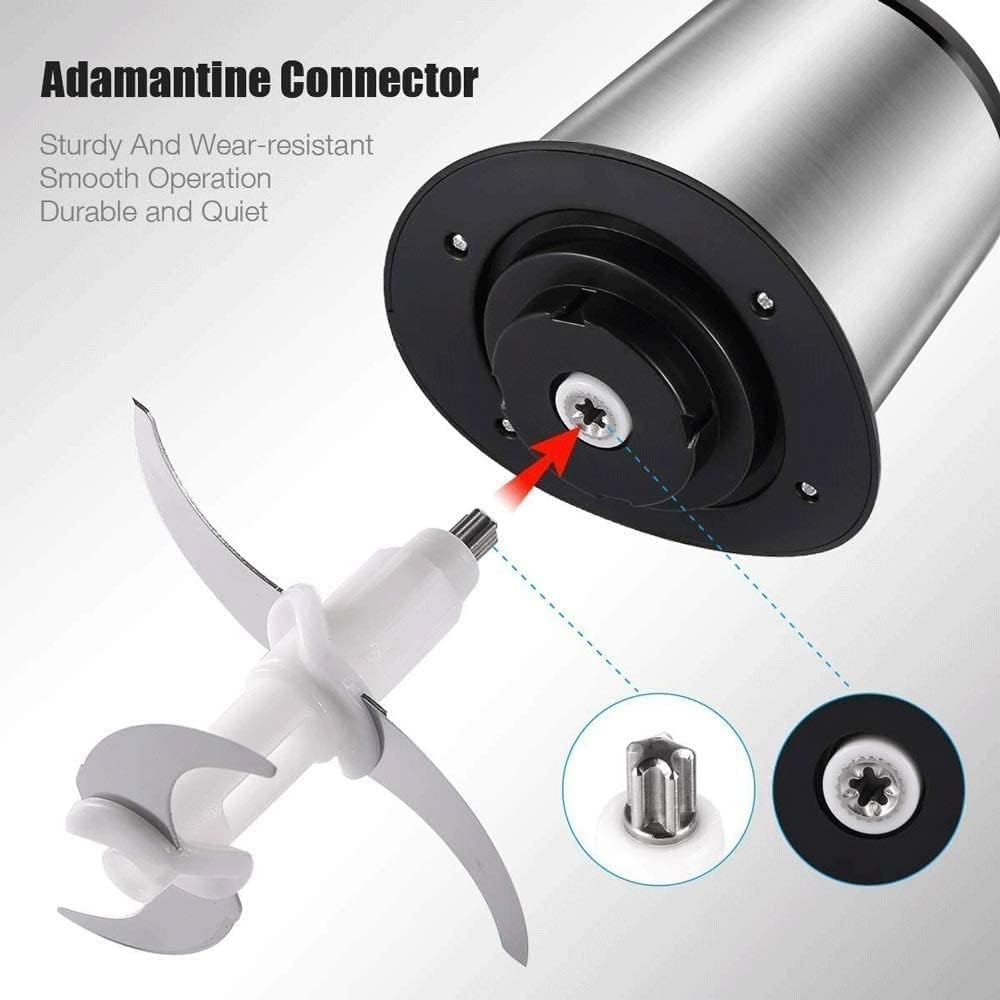 AlsayedP 2L Electric Meat Grinder Stainless Steel Electric Meat Chopper Powerful 300W Food Processor Designed For Meat, Vegetables, Fruits, and Nut (2L), AP-011 2 AlsayedP 2L Electric Meat Grinder Stainless Steel Electric Meat Chopper Powerful 300W Food Processor Designed For Meat, Vegetables, Fruits, and Nut (2L), AP-011 - الصورة 2