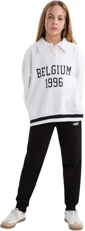 DeFacto Girls DeFacto Girl Knitted Trouser - Bell Bottoms for Teeange Girls Sweatpants and Joggers Wide Leg Pants for Kids Pants