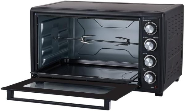 ⁦DOTS 60L Large Capacity Electric Oven with Grill 2000W, Super Fast Convection System, 100-250 Degree Temperature⁩ - الصورة ⁦2⁩
