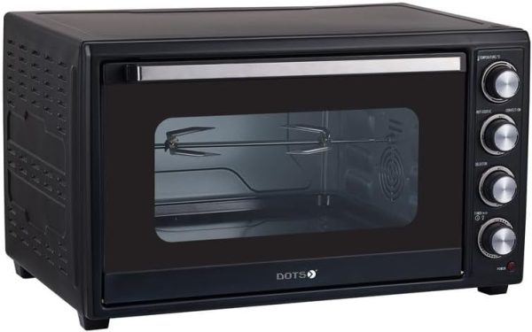 ⁦DOTS 60L Large Capacity Electric Oven with Grill 2000W, Super Fast Convection System, 100-250 Degree Temperature⁩ - الصورة ⁦4⁩