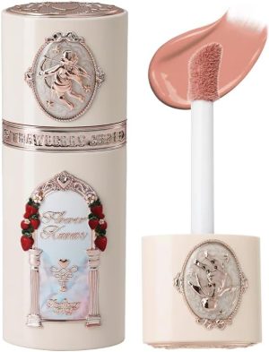 Flower Knows Strawberry Cupid All Day Glow Liquid Blush,Water- & Sweat-Resistant Blush for Cheeks,Blendable Dewy Finish with Hydrating Formula(05 Rum Cocoa,0.25 Fl Oz)