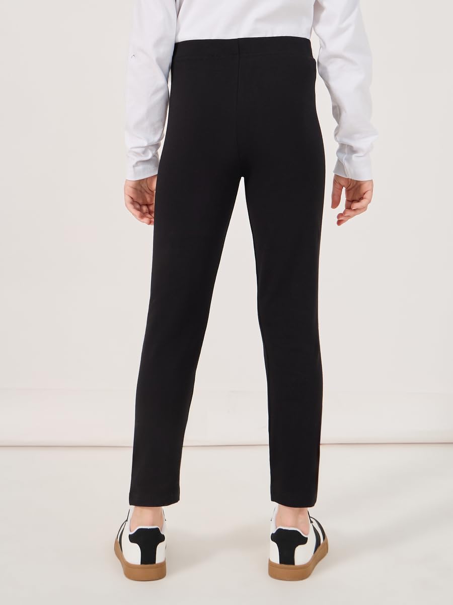 Styli Girls Solid Leggings with Elastic Waistband 5 Styli Girls Solid Leggings with Elastic Waistband - الصورة 5