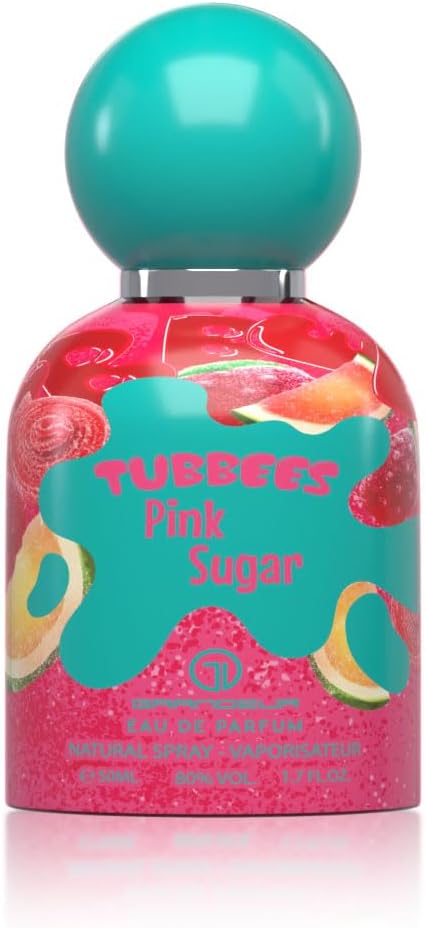 Grandeur Tubbees Perfume 50ML - PINK SUGAR | Unisex Gourmand-Inspired Fragrance | Fun & Playful Scent 2 Grandeur Tubbees Perfume 50ML - PINK SUGAR | Unisex Gourmand-Inspired Fragrance | Fun & Playful Scent - الصورة 2
