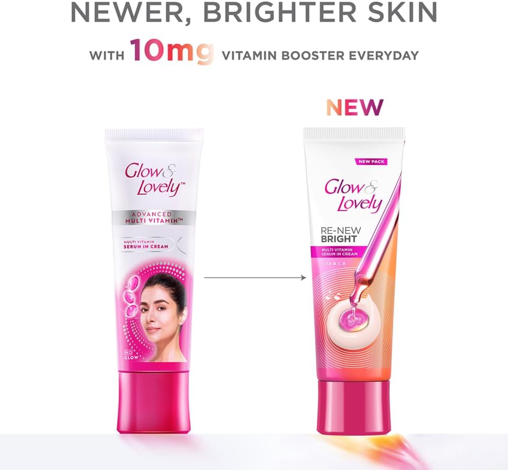 Glow & Lovely Advanced Multivitamin Face Cream, 110 g 3 Glow & Lovely Advanced Multivitamin Face Cream, 110 g - الصورة 3