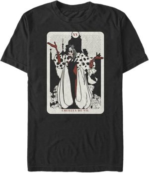 Disney mens Full Da Vil Tarot T-Shirt