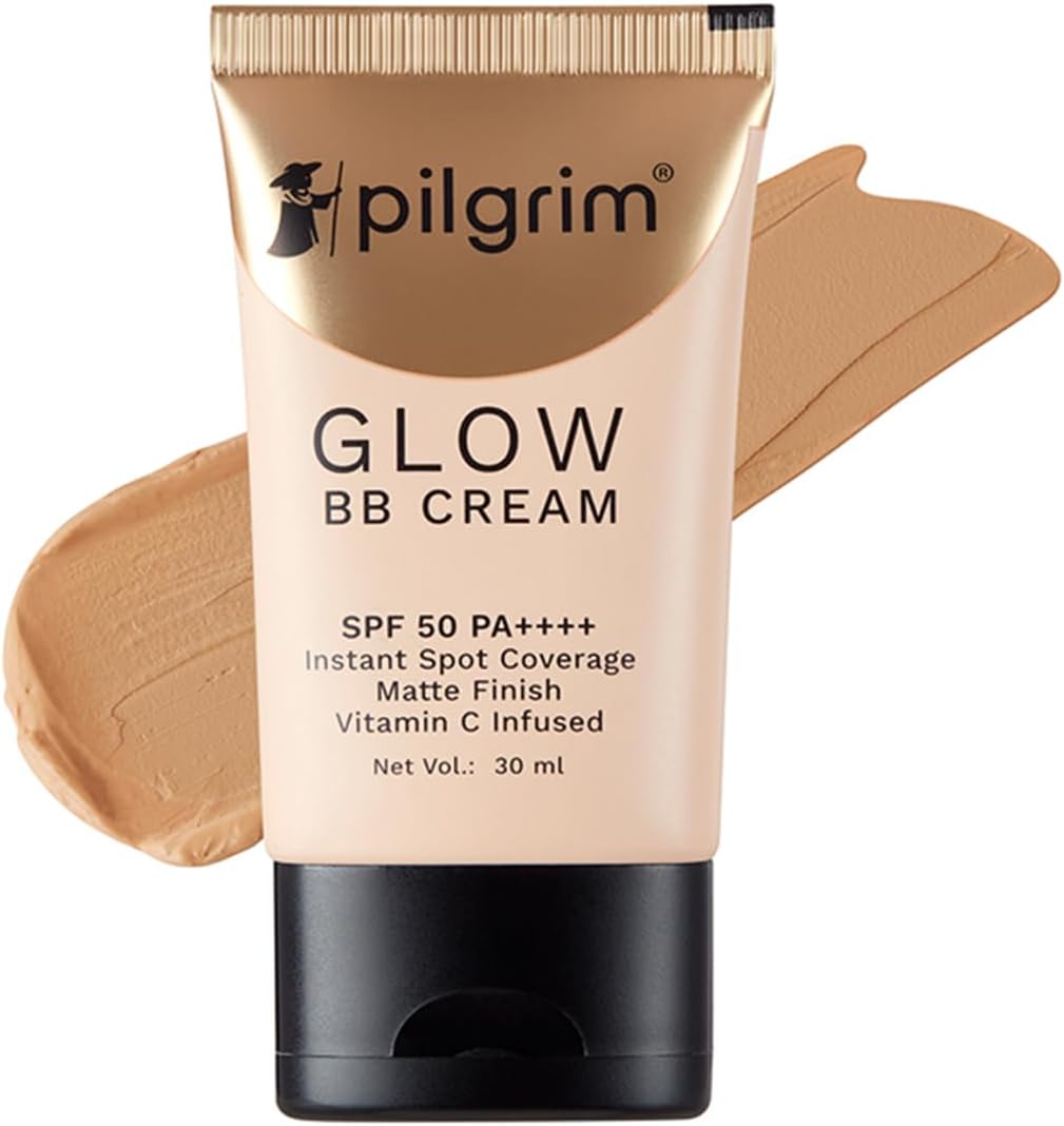 Pilgrim Beige Glow 3-IN-1 Natural BB Cream SPF 50 PA++++ With Niacinamide, Hyaluronic Acid & Vit C - 30g 1 Pilgrim Beige Glow 3-IN-1 Natural BB Cream SPF 50 PA++++ With Niacinamide, Hyaluronic Acid & Vit C - 30g