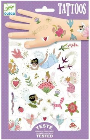 Djeco Fairy Friends Metallic Tattoos