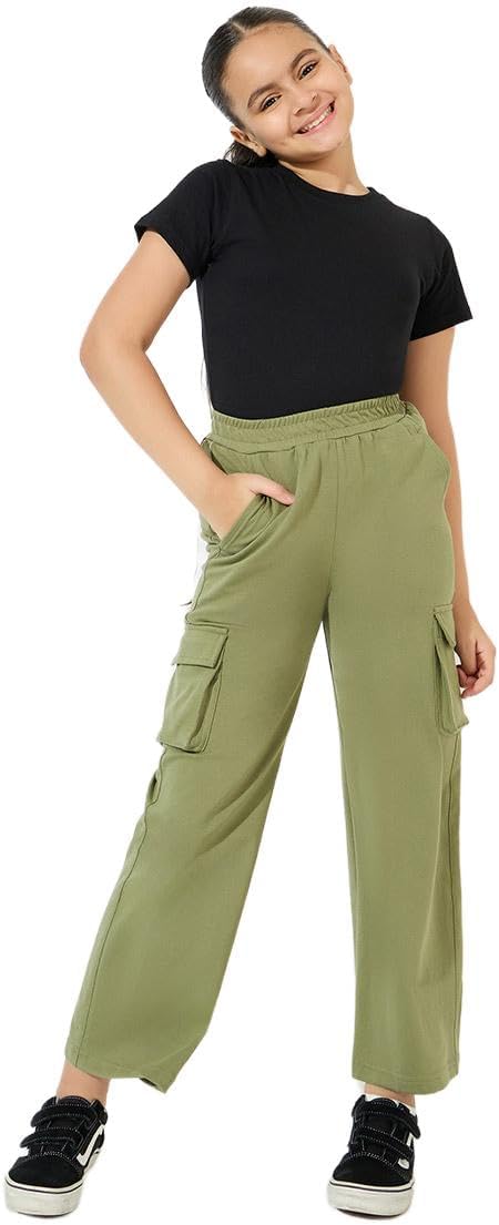 Styli Girls Solid Round Neck T-Shirt 2 Styli Girls Solid Round Neck T-Shirt - الصورة 2