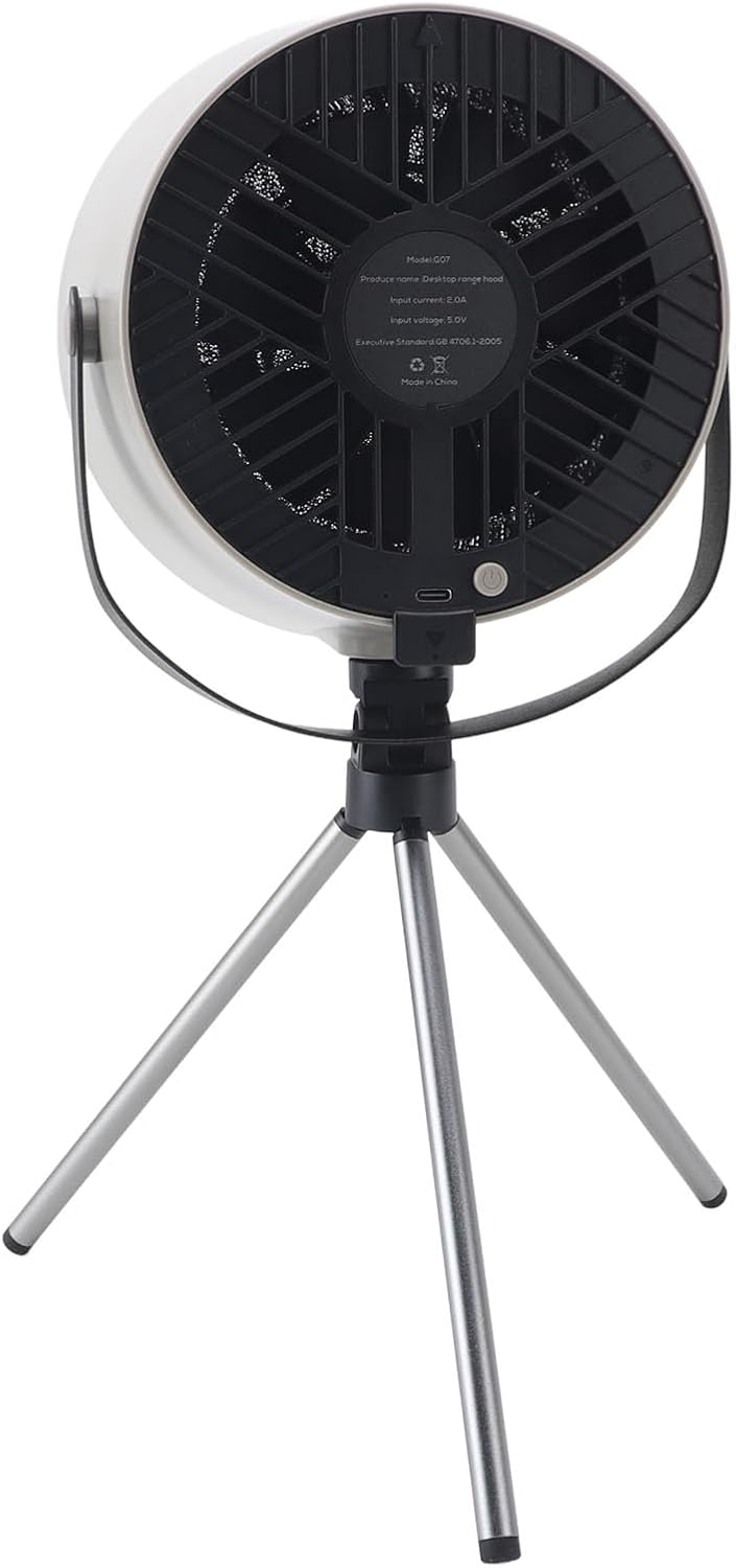 جياوو شفاطات سطح المكتب، شفاط محمول مع 3 سرعات للرياح، مروحة عادم مطبخ قابلة للفصل، شفاط محمول للطبخ والشواء الداخلي والوعاء الساخن ومطبخ ار في 4 جياوو شفاطات سطح المكتب، شفاط محمول مع 3 سرعات للرياح، مروحة عادم مطبخ قابلة للفصل، شفاط محمول للطبخ والشواء الداخلي والوعاء الساخن ومطبخ ار في - الصورة 4