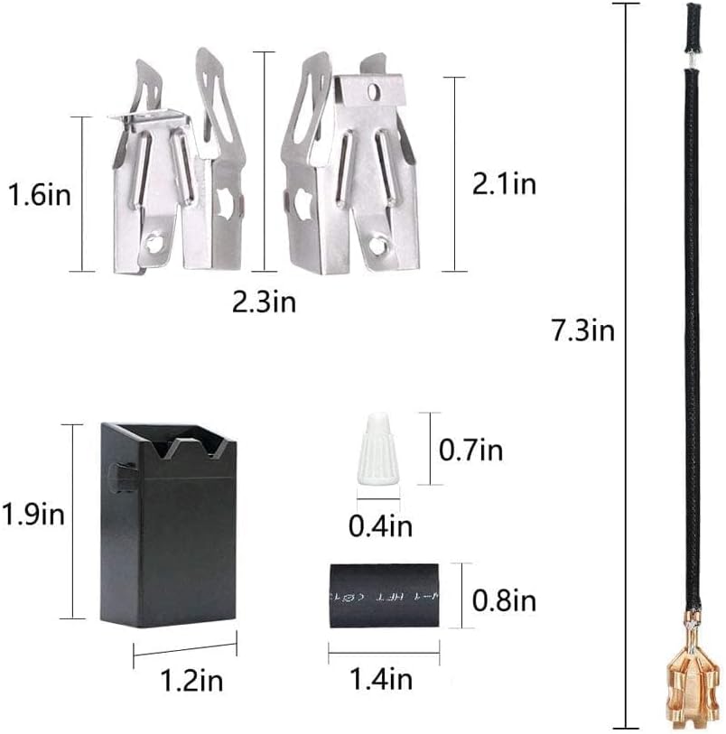 Excefore 330031 Range Burner Receptacle kit, 4 Pack Upgraded Appliance Replacement parts, Replacement for Range/Stove Replaces 814399, 5303935058, 5301167733 5 Excefore 330031 Range Burner Receptacle kit, 4 Pack Upgraded Appliance Replacement parts, Replacement for Range/Stove Replaces 814399, 5303935058, 5301167733 - الصورة 5