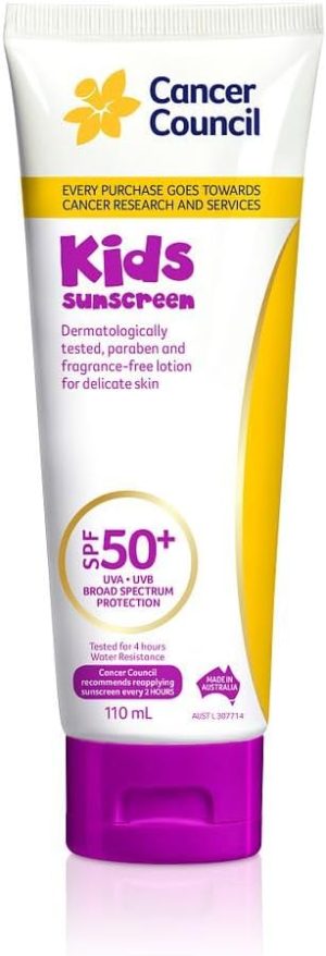 Cancer Council SPF 50+ Kids 110ml Tube