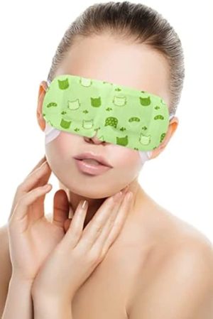 ELECDON Heated Eye Mask, 10 Packs Eye Masks for Dark Circles and Puffiness Dry Eyes Stress Relief Disposable Steam Eye Mask, Works Better with Eye Cream, Portable for Beauty Personal Care Unscented
