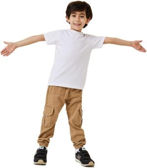 Styli Boys Solid Cotton T-Shirt