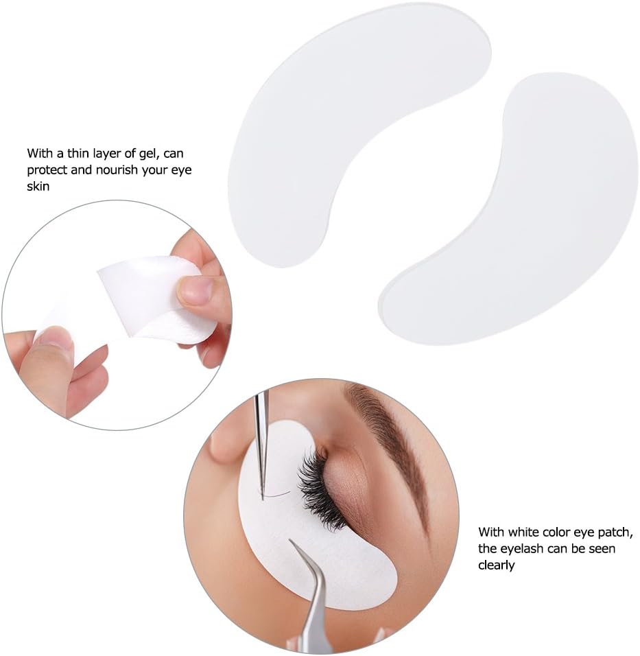ametoys 50 Pairs Eyelash Pads Eyelash Extension Eye Patch Eye Skin Moisture Tighten face cover Eyelash Grafting Eye Pads 3 ametoys 50 Pairs Eyelash Pads Eyelash Extension Eye Patch Eye Skin Moisture Tighten face cover Eyelash Grafting Eye Pads - الصورة 3