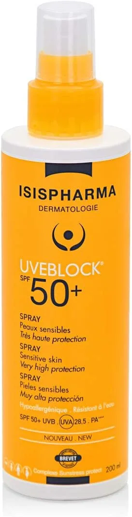 ISISPHARMA UVEBLOCK SPF 50+ VERY HIGH PROTECTION Spray 200ml