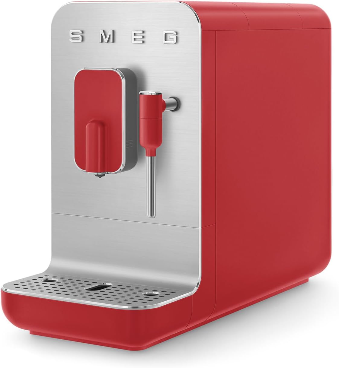SMEG Fully Automatic Coffee Machine with Integrated Grinder and Steam Wand BCC02RDMUS, Red, Large 3 SMEG Fully Automatic Coffee Machine with Integrated Grinder and Steam Wand BCC02RDMUS, Red, Large - الصورة 3
