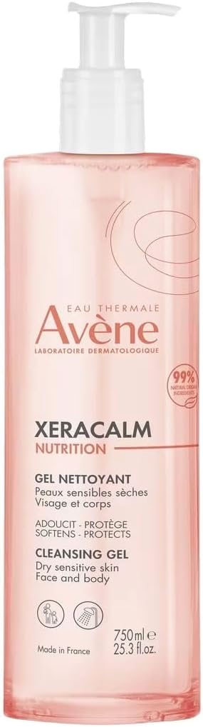 AVENE XeraCalm Nutrition Cleansing Gel for Dry Sensitive Skin 750 ml