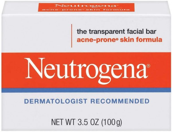 ⁦Neutrogena Acne Prone Skin Formula Facial Bar 3.50 oz (Pack of 4)⁩ - الصورة ⁦5⁩
