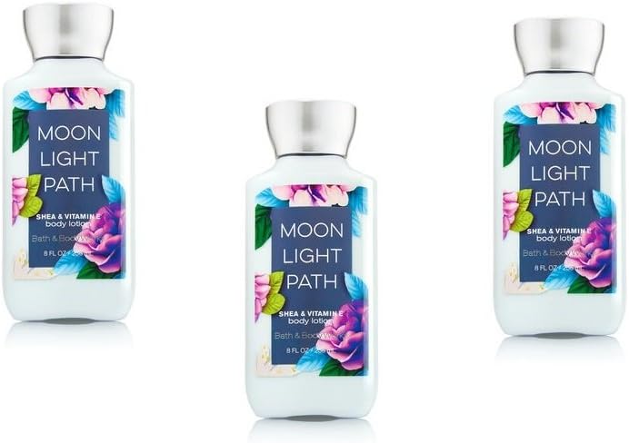 Bath & Body Works Moonlight Path Body Lotion Pack of 3 1 Bath & Body Works Moonlight Path Body Lotion Pack of 3