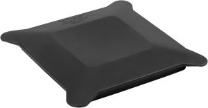 غطاء برطمان خلاط بديل لخلاط بليندتيك التجاري وايلدسايد اند فورسايد، اغطية خلاط مطاطية ناعمة لا تحتوي على فتحات - تستخدم لمنع الملعقة أثناء المزج، اسود (قطعة واحدة)