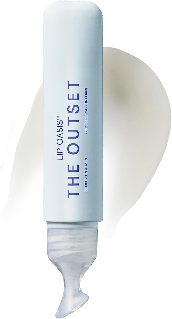 The Outset Lip Oasis Glossy Treatment | Skincare Essentials | Vegan | Gluten Free | Clean Beauty | Unisex for All Skin Types | 0.3 oz 1 The Outset Lip Oasis Glossy Treatment | Skincare Essentials | Vegan | Gluten Free | Clean Beauty | Unisex for All Skin Types | 0.3 oz