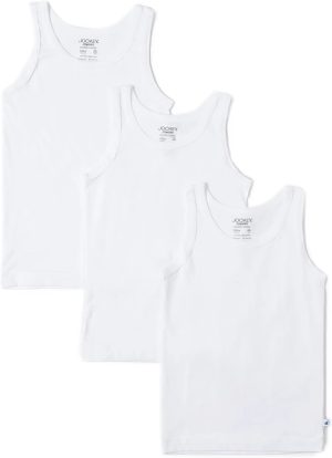 سترة بدون أكمام من القطن الممشط للغاية برقبة دائرية للاولاد 3320 من جوكي (عبوة من