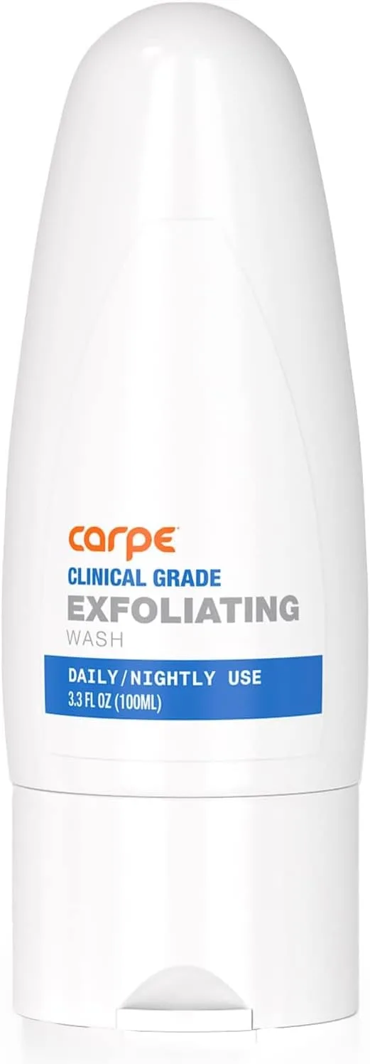 Carpe Exfoliating Underarm Scrub with Odor Protection, Underarm Exfoliator to Improve Deodorant Performance - Energizing Minty Fresh Smell - Armpit Scrub for Women and Men