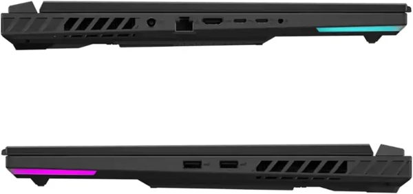 ⁦ASUS ROG Strix G18 Gaming Laptop, AMD Ryzen 9-8940HX, 64 GB DDR5 RAM, 2 TB PCIe SSD, 18" 2.5K (2560x1600) Nebula Display 240Hz, Nvidia G-Force RTX 5070, 4-Zone RGB Keyboard, W11 Pro, Eclipse Gray⁩ - الصورة ⁦8⁩
