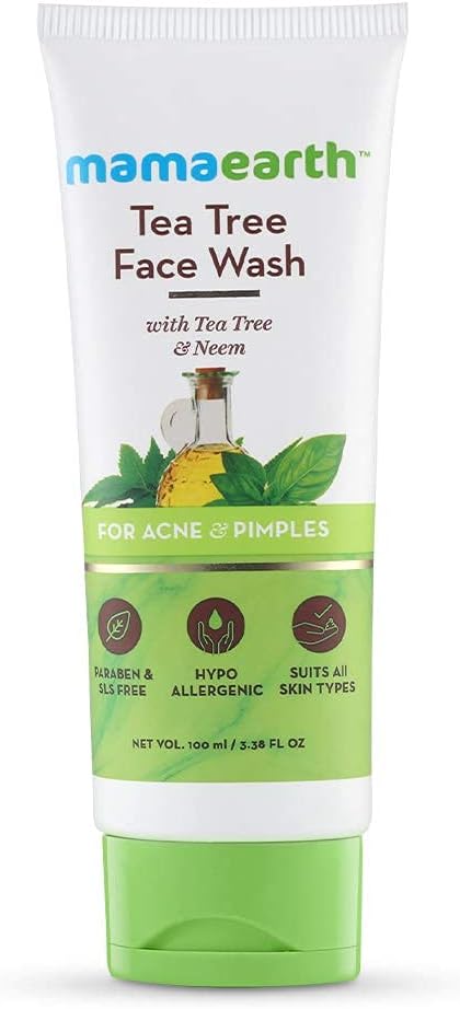 Mamaearth Tea Tree Face Wash - 100 ml 1 Mamaearth Tea Tree Face Wash - 100 ml