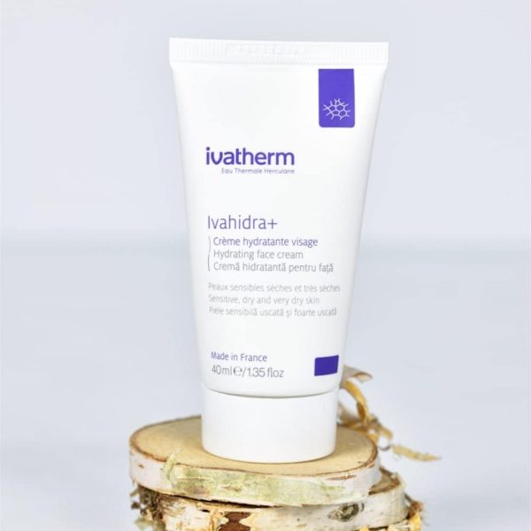 ⁦Ivatherm Ivahidra+ Hydrating face cream 40ml, A strong moisturizing cream for sensitive, dry and very dry skin⁩ - الصورة ⁦3⁩