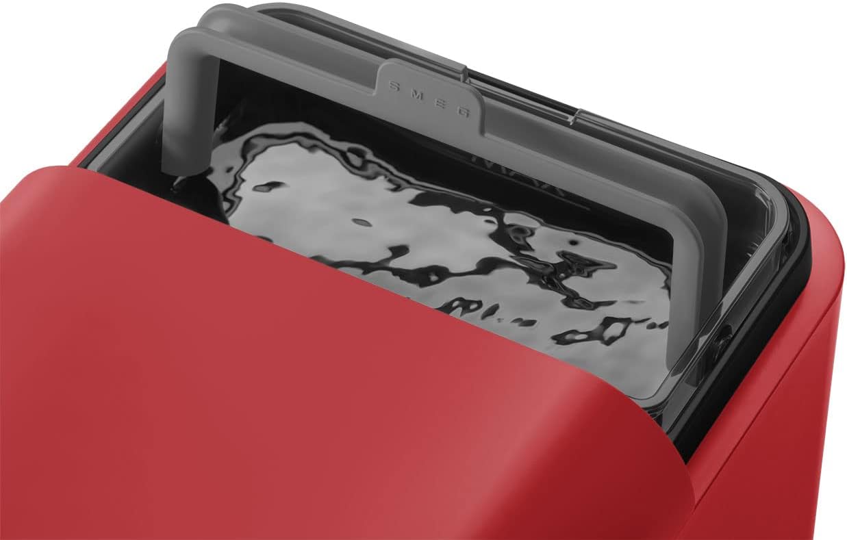 SMEG Fully Automatic Coffee Machine with Integrated Grinder and Steam Wand BCC02RDMUS, Red, Large 6 SMEG Fully Automatic Coffee Machine with Integrated Grinder and Steam Wand BCC02RDMUS, Red, Large - الصورة 6