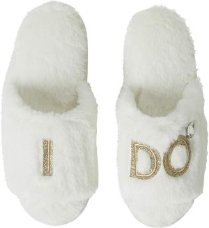 Dearfoams Novelty Bridal Slide womens Slipper