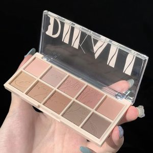 باليت ظلال عيون من جويز، 10 الوان، مكياج نود غير لامع، باليت ظلال عيون مقاومة للماء عالية الاصطباغ لاطلالة رائعة