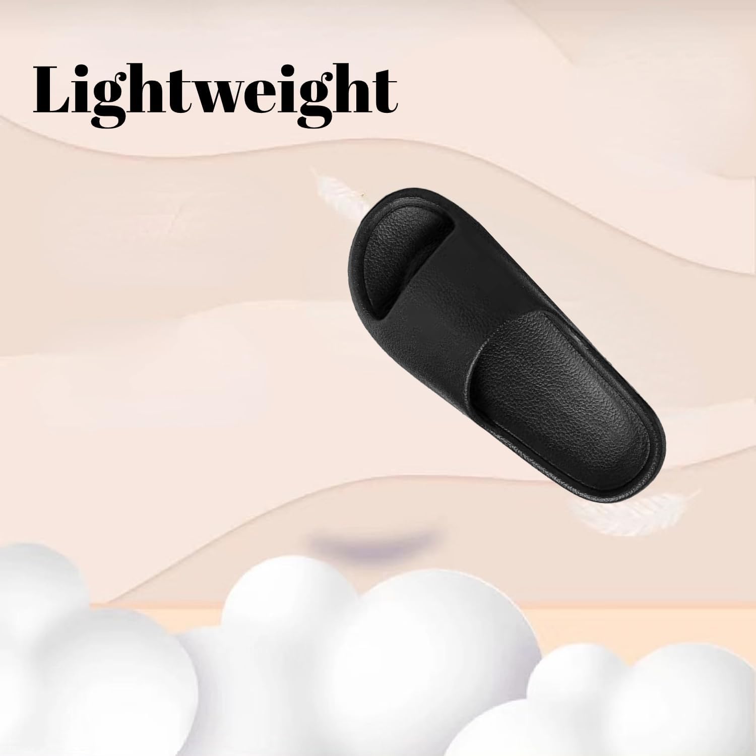 Lightweight Slippers for Women and Men,Quick Drying Non-Slip Slides Bathroom Home Slippers,Soft Sandals for Shower Spa Bath Pool Gym 2 Lightweight Slippers for Women and Men,Quick Drying Non-Slip Slides Bathroom Home Slippers,Soft Sandals for Shower Spa Bath Pool Gym - الصورة 2