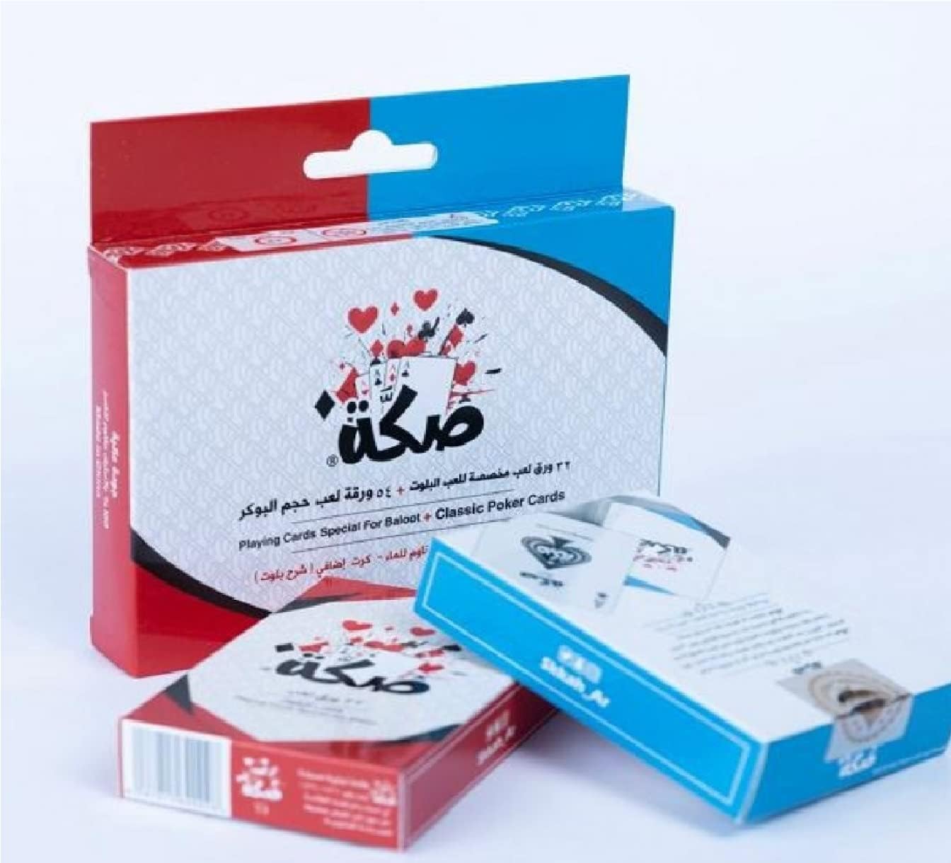 Sakka Playing Card - 100% Plastic Card Set Alplott 54 Blue & 32 Red 1 Piece Combo Ska 1 Sakka Playing Card - 100% Plastic Card Set Alplott 54 Blue & 32 Red 1 Piece Combo Ska