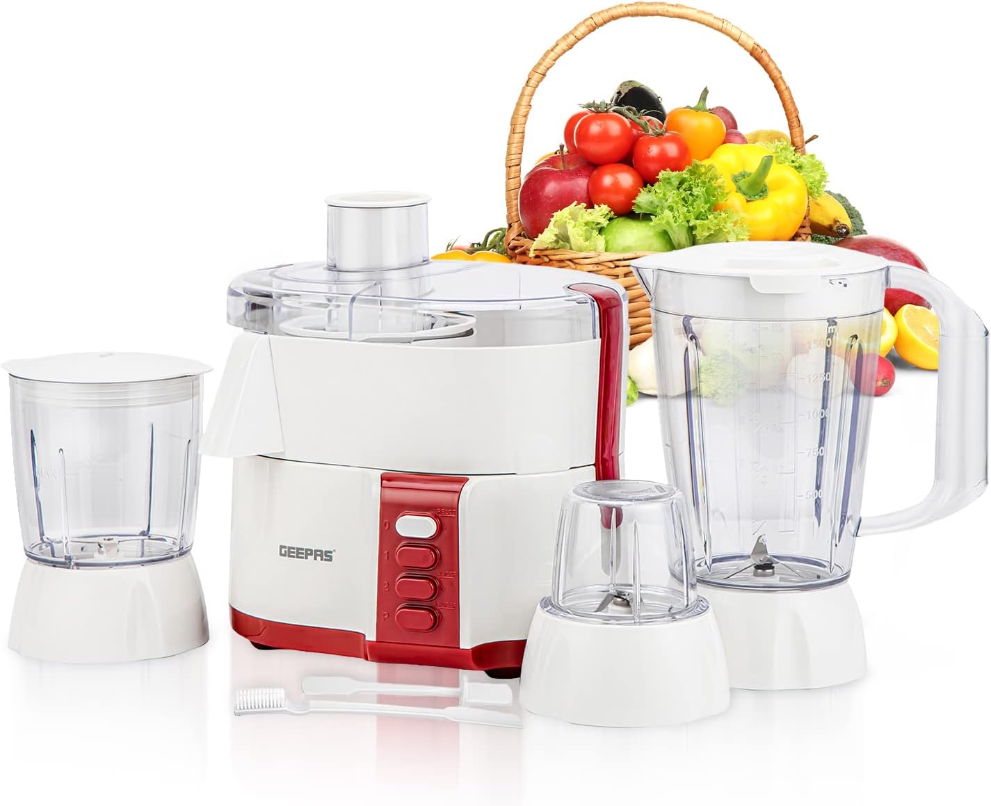 Geepas 2 Speed 4 In 1 Food Processor | Model No GSB9890 1 Geepas 2 Speed 4 In 1 Food Processor | Model No GSB9890