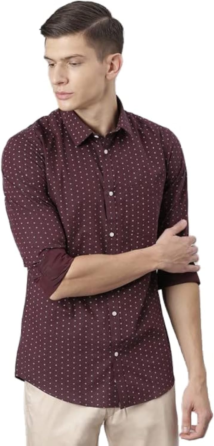 QUWAen's Printed Casual Shirt 1 QUWAen's Printed Casual Shirt