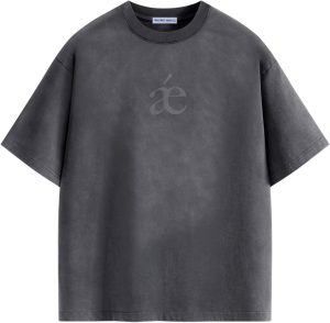 ايه اي ال فريك إيدن تي شيرت رجالي كبير الحجم ثقيل الوزن من القطن العتيق ملابس الشارع كاجوال بأكمام قصيرة