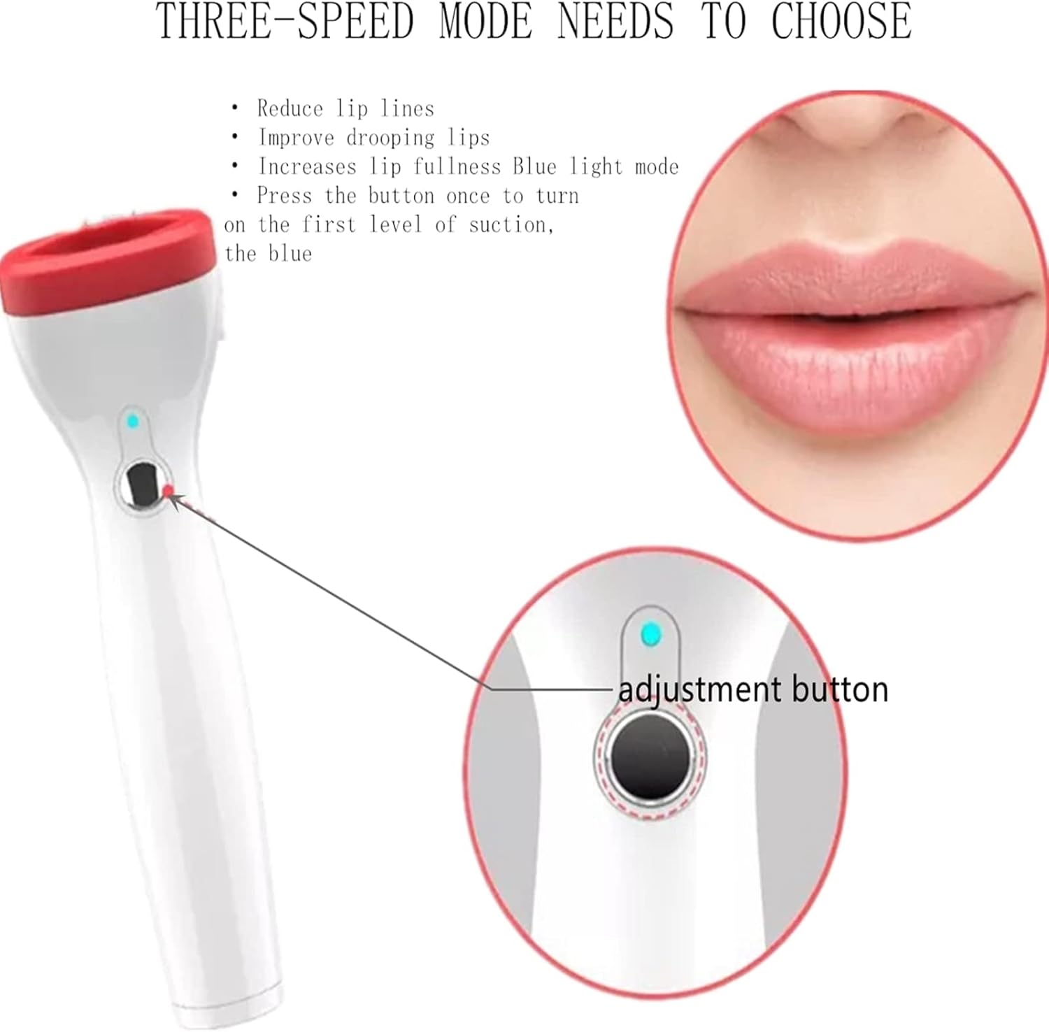 NALACAL 2023 New Women'S Electric Lip Plumper, The Best Lip Plumper Tool, Smooth Lip Wrinkles, Lip Tool Instrument Plumper For Women Girl, Usb Charging Lip Plumping Machine Lip Care Tool, Red 3 NALACAL 2023 New Women'S Electric Lip Plumper, The Best Lip Plumper Tool, Smooth Lip Wrinkles, Lip Tool Instrument Plumper For Women Girl, Usb Charging Lip Plumping Machine Lip Care Tool, Red - الصورة 3