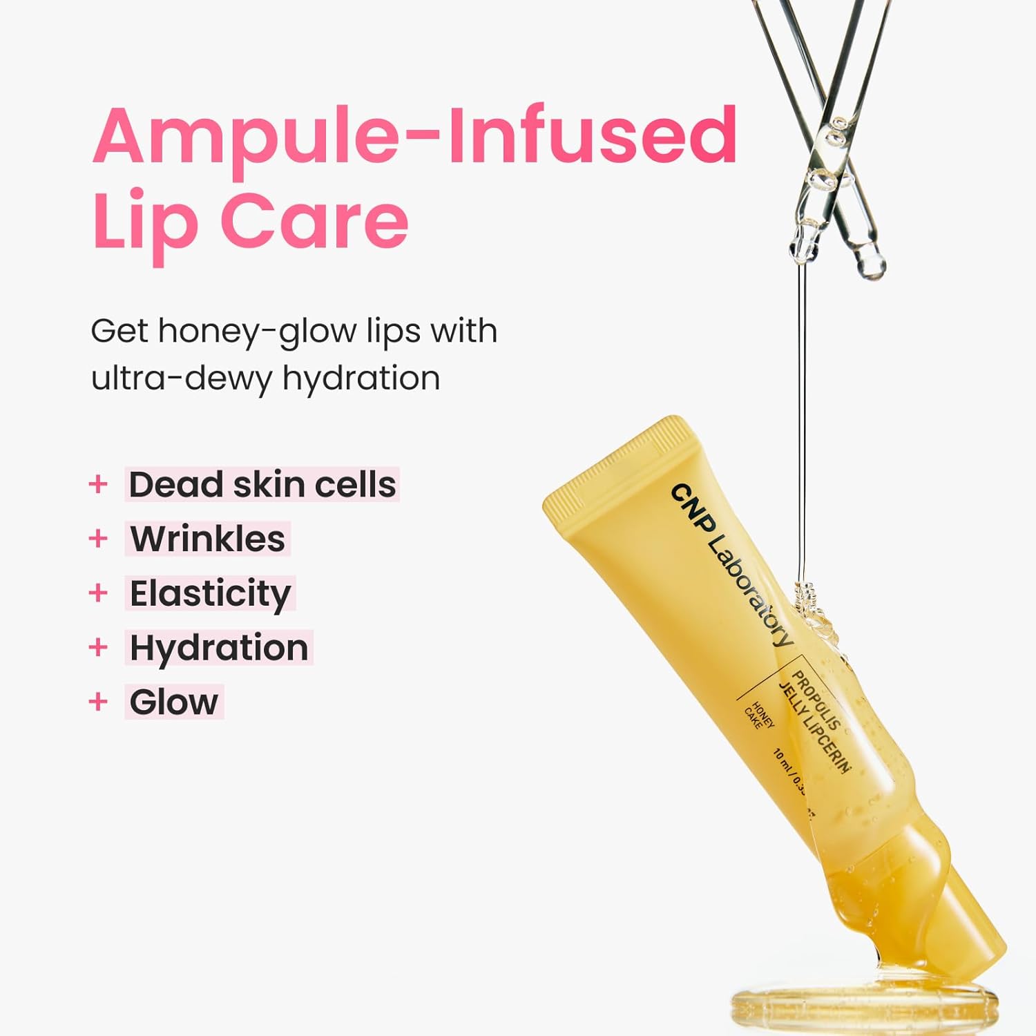 CNP Propolis Jelly Lipcerin™ - 01 Honey Cake, Hydrating Lip Balm & Gloss with Manuka Honey + Hyaluronic Acid, Korean Skincare, 0.3 fl.oz. 7 CNP Propolis Jelly Lipcerin™ - 01 Honey Cake, Hydrating Lip Balm & Gloss with Manuka Honey + Hyaluronic Acid, Korean Skincare, 0.3 fl.oz. - الصورة 7