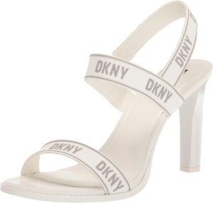 DKNY Logo Slingback Open Toe Heel womens Heeled Sandal