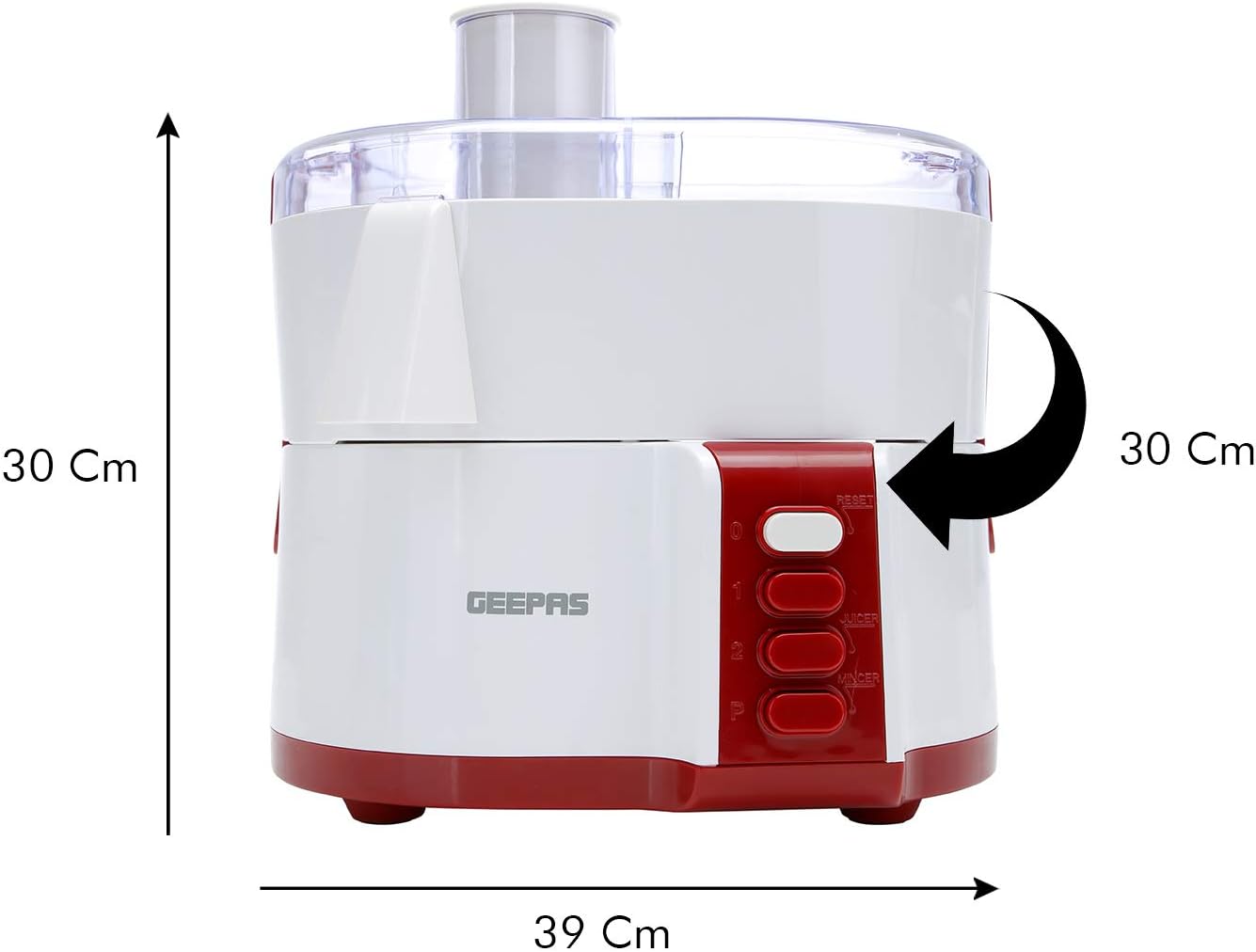 Geepas 2 Speed 4 In 1 Food Processor | Model No GSB9890 8 Geepas 2 Speed 4 In 1 Food Processor | Model No GSB9890 - الصورة 8