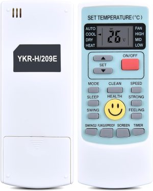 WDZP Replacement Remote Control YKR-H/209E Fit for AUX Air Conditioner