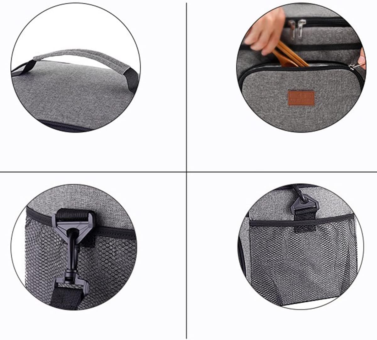 Coffee Tools Carry Bag Redline Gray شنطة لتخزين و حمل ادوات القهوة المختصة 8 Coffee Tools Carry Bag Redline Gray شنطة لتخزين و حمل ادوات القهوة المختصة - الصورة 8