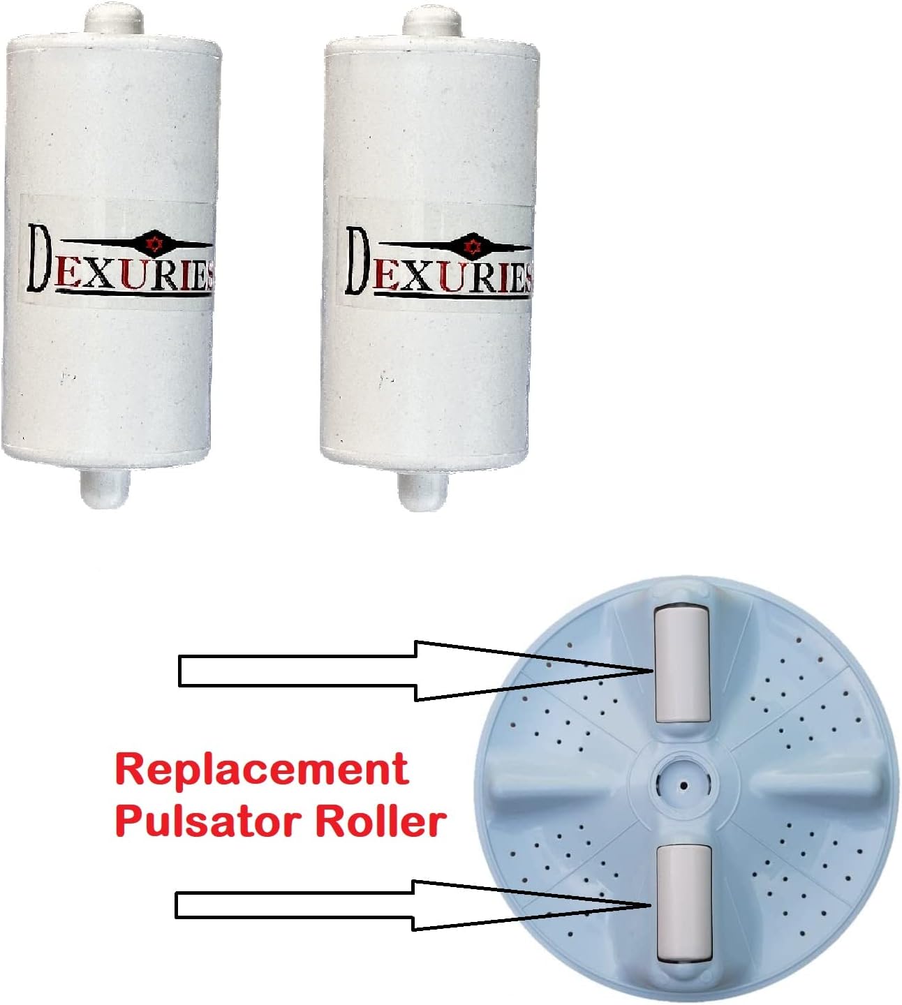 DEXURIES Top Load Washing Machine Pulsator Rolller for Samsung TOP Load Washing Machine (Set of 2) 2 DEXURIES Top Load Washing Machine Pulsator Rolller for Samsung TOP Load Washing Machine (Set of 2) - الصورة 2