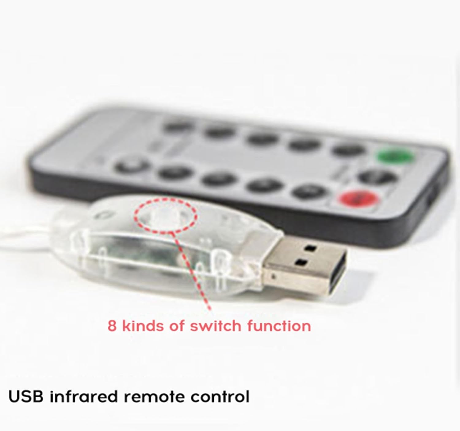 شريط اضاءة USB من لابيموس مزود بجهاز تحكم عن بعد لتزيين الغرفة والعطلات والحفلات والتخييم في الهواء الطلق 8 شريط اضاءة USB من لابيموس مزود بجهاز تحكم عن بعد لتزيين الغرفة والعطلات والحفلات والتخييم في الهواء الطلق - الصورة 8