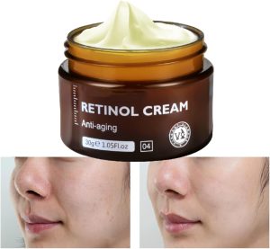 HONPOLO Retinol Firming Cream 30ml Face Cream, Anti-Wrinkle Firming & Skin Rejuvenation, Deeply Activatecollagen, Delicate Skin, Fades Wrinkles Skin Renewing, Shrink Pores Oil-Control