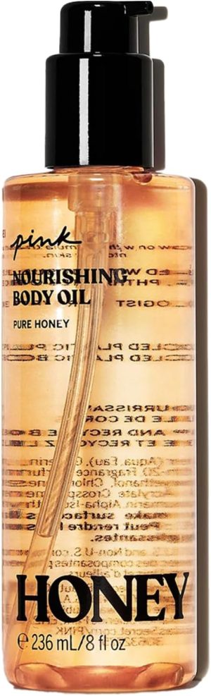 Victoria's Secret Pink Honey Soothing Body Care Body Oil 8 oz. (Honey)