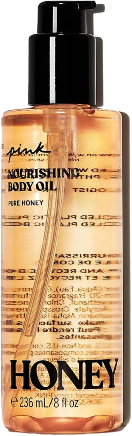 Victoria's Secret Pink Honey Soothing Body Care Body Oil 8 oz. (Honey)