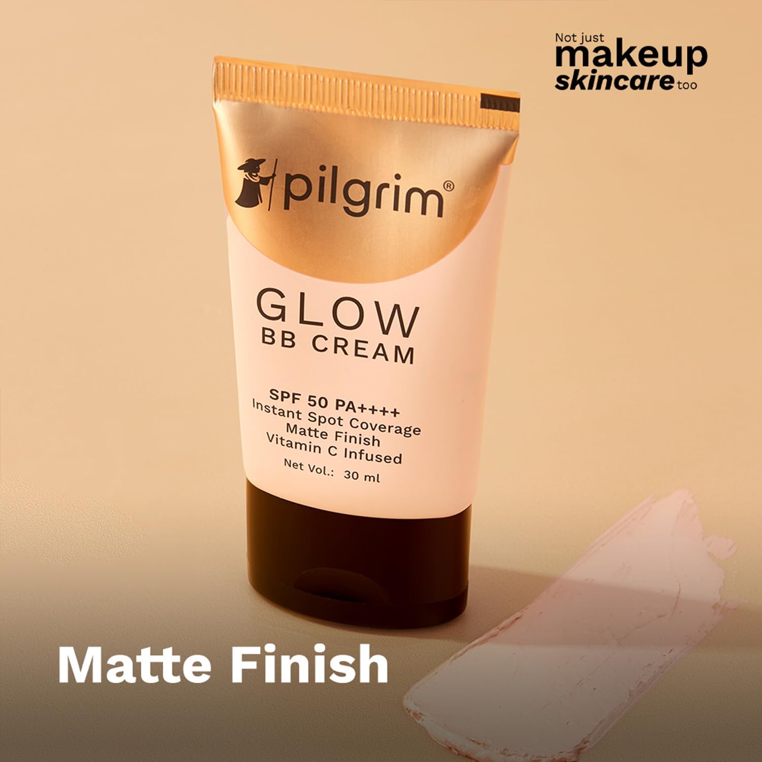 Pilgrim Beige Glow 3-IN-1 Natural BB Cream SPF 50 PA++++ With Niacinamide, Hyaluronic Acid & Vit C - 30g 3 Pilgrim Beige Glow 3-IN-1 Natural BB Cream SPF 50 PA++++ With Niacinamide, Hyaluronic Acid & Vit C - 30g - الصورة 3